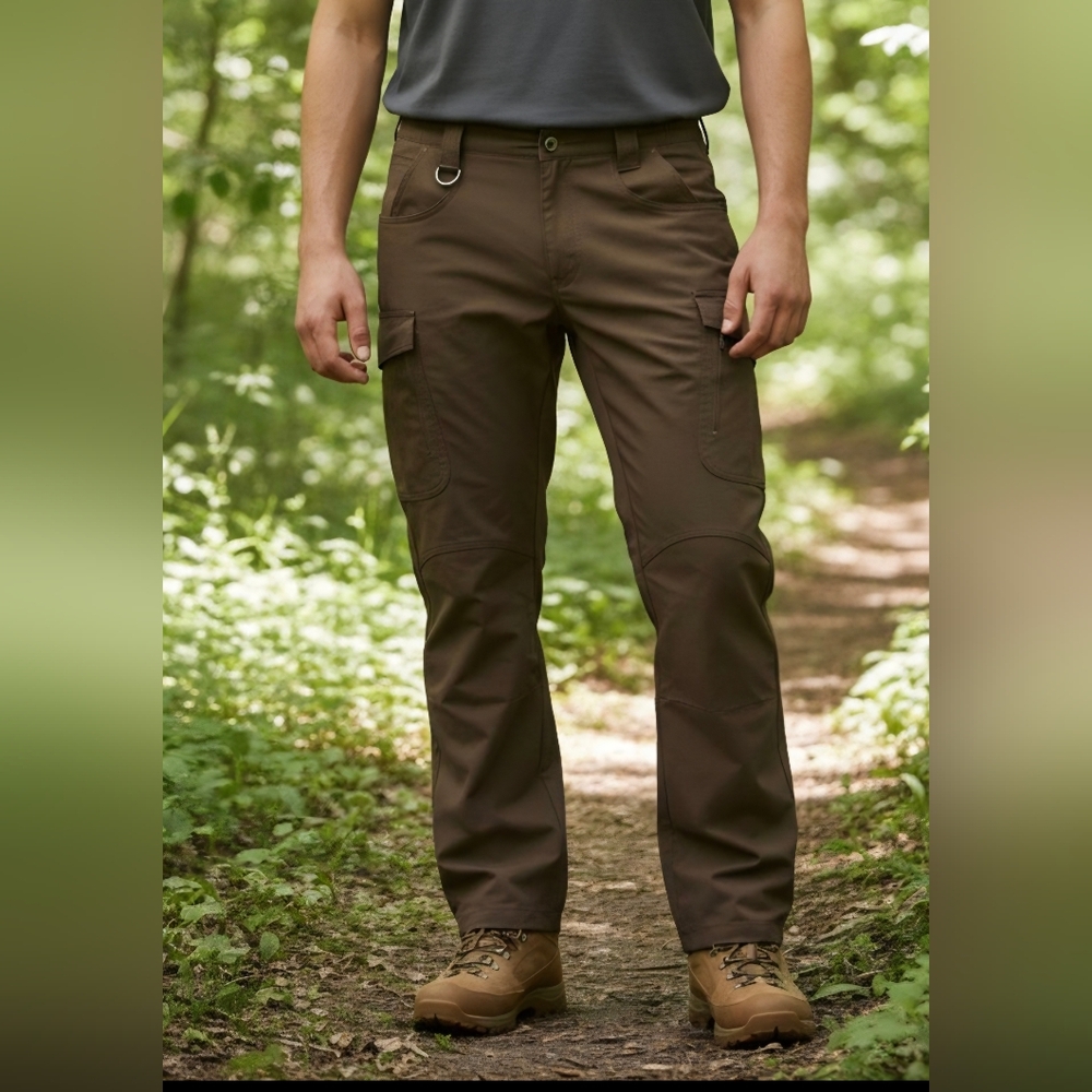 Men's FlexCamo Brown Cargo Pants - HOST PICK - Picture 11 of 12